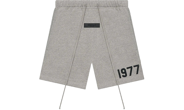 Essentials Medium hot Dark Oatmeal 1977 Sweat Shorts - 100% Authentic