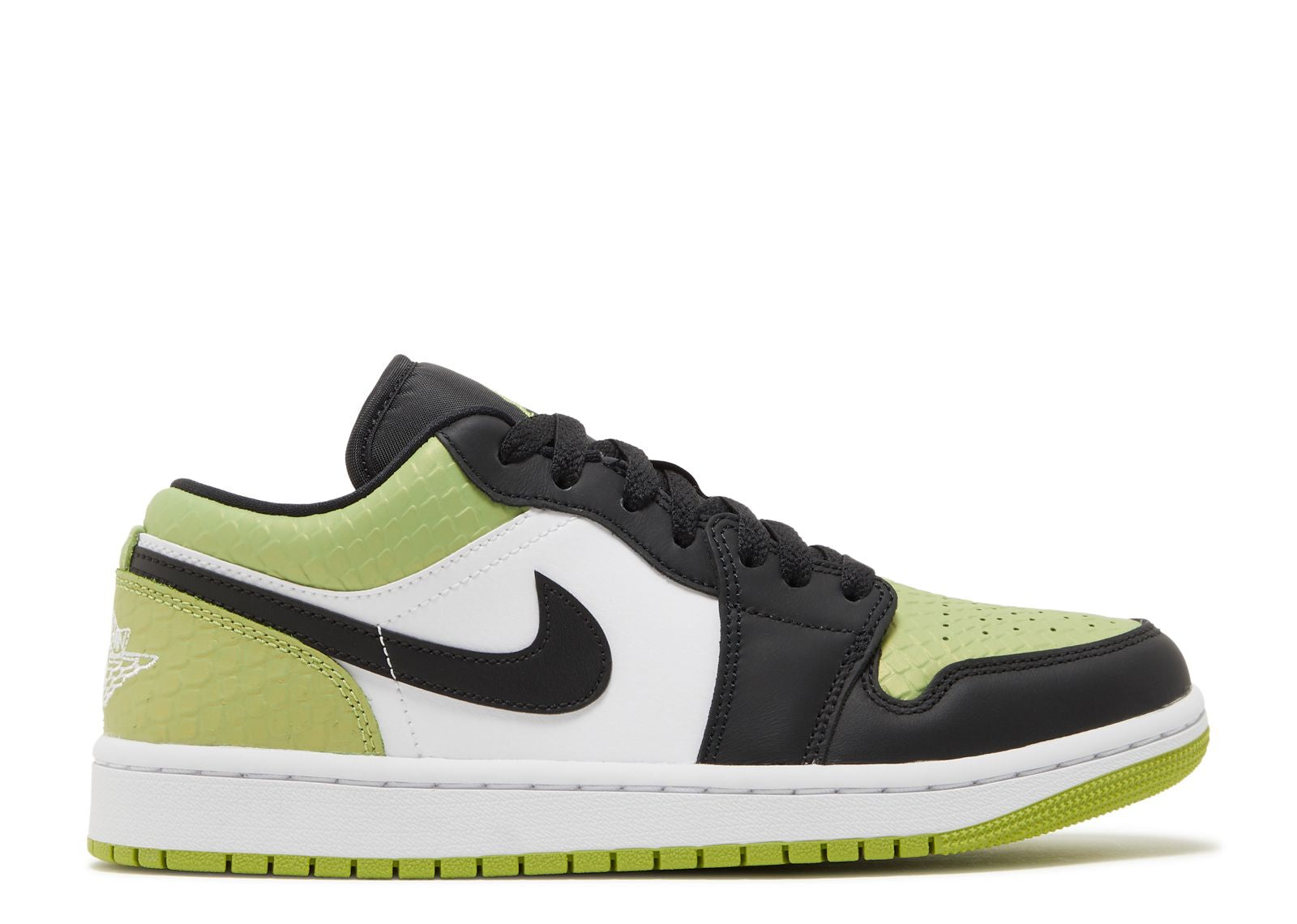 Air Jordan Low Vivid Green Snakeskin – Flower Kickz