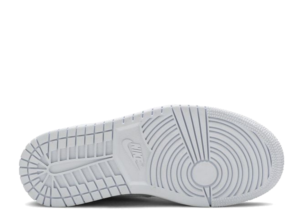 Air Jordan 1 Mid White Snakeskin