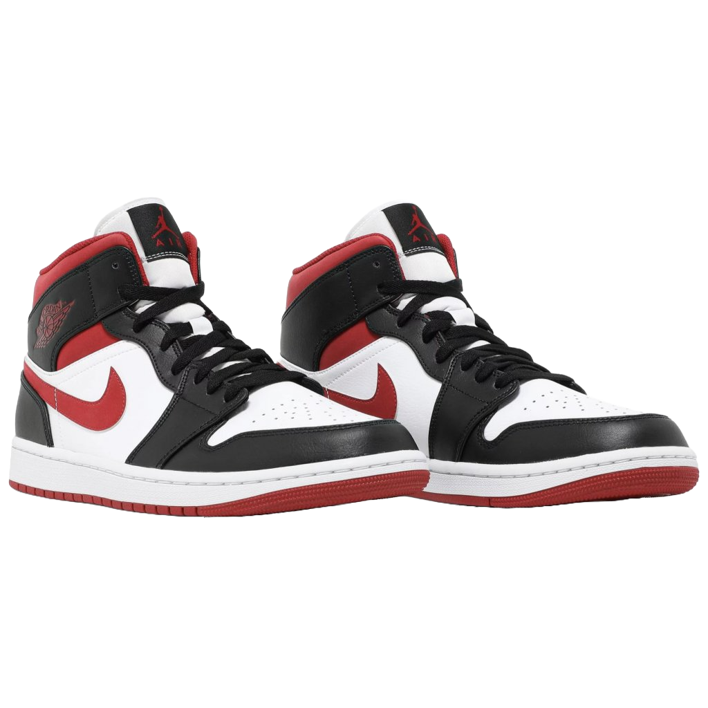 Air Jordan 1 Mid Gym Red Black White