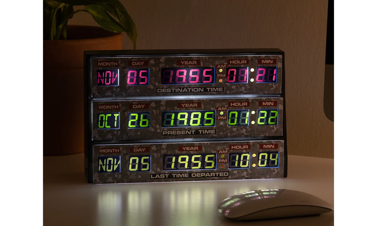 Back To The Future 3D Desk Lamp / Wall Light