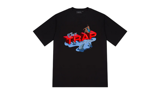 Trapstar Can't Trap A Trapper Tee Black