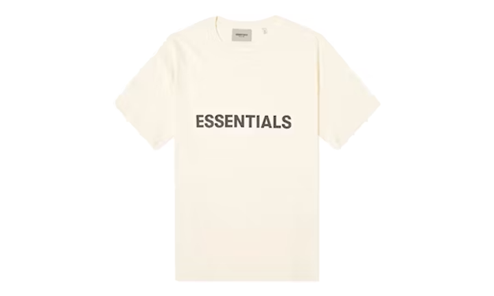Fear of God Essentials Tee Applique Logo Cream