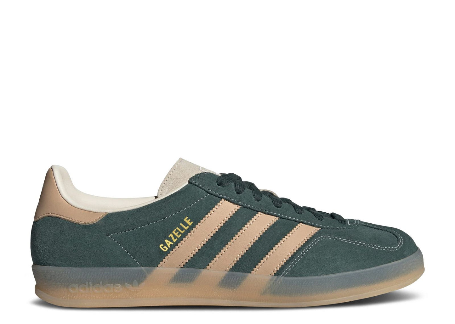 Adidas Gazelle Indoor Shadow Green Warm Sandstone