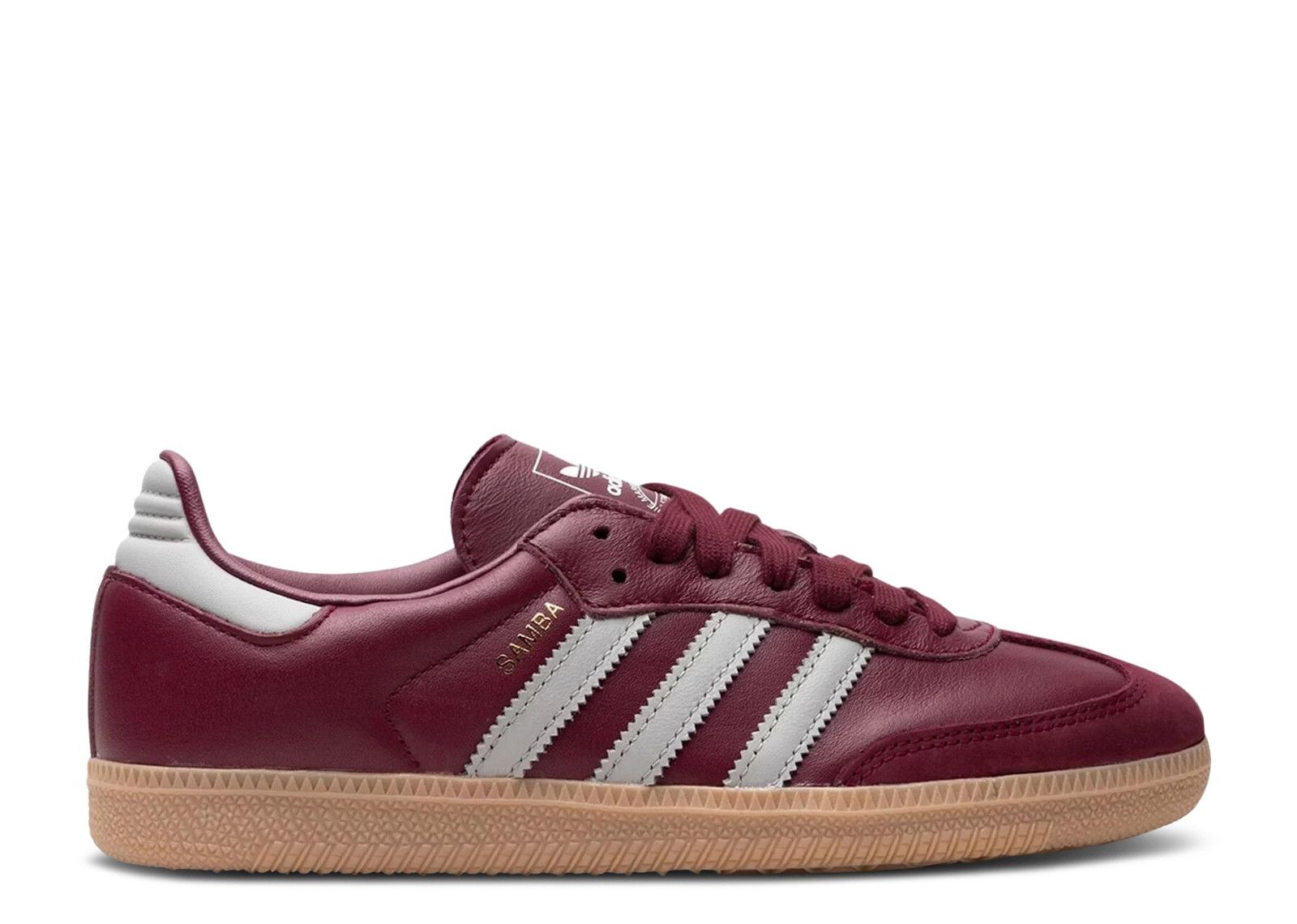 Adidas Samba OG Burgundy Gum  Flower Kickz