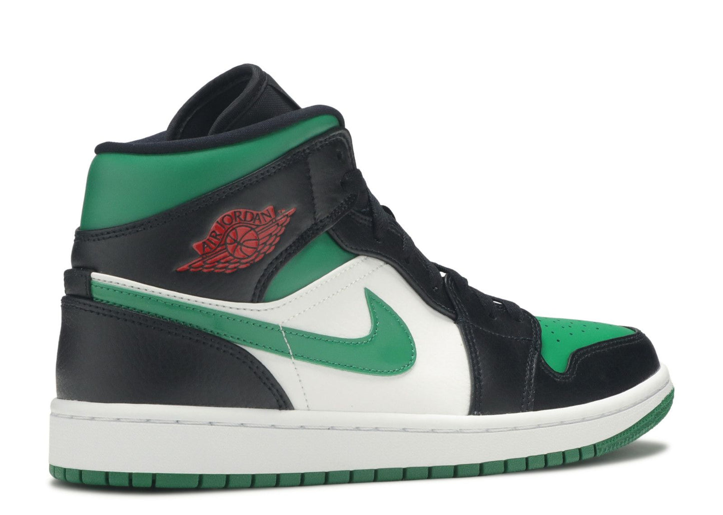 Air Jordan 1 Mid Pine Green Toe
