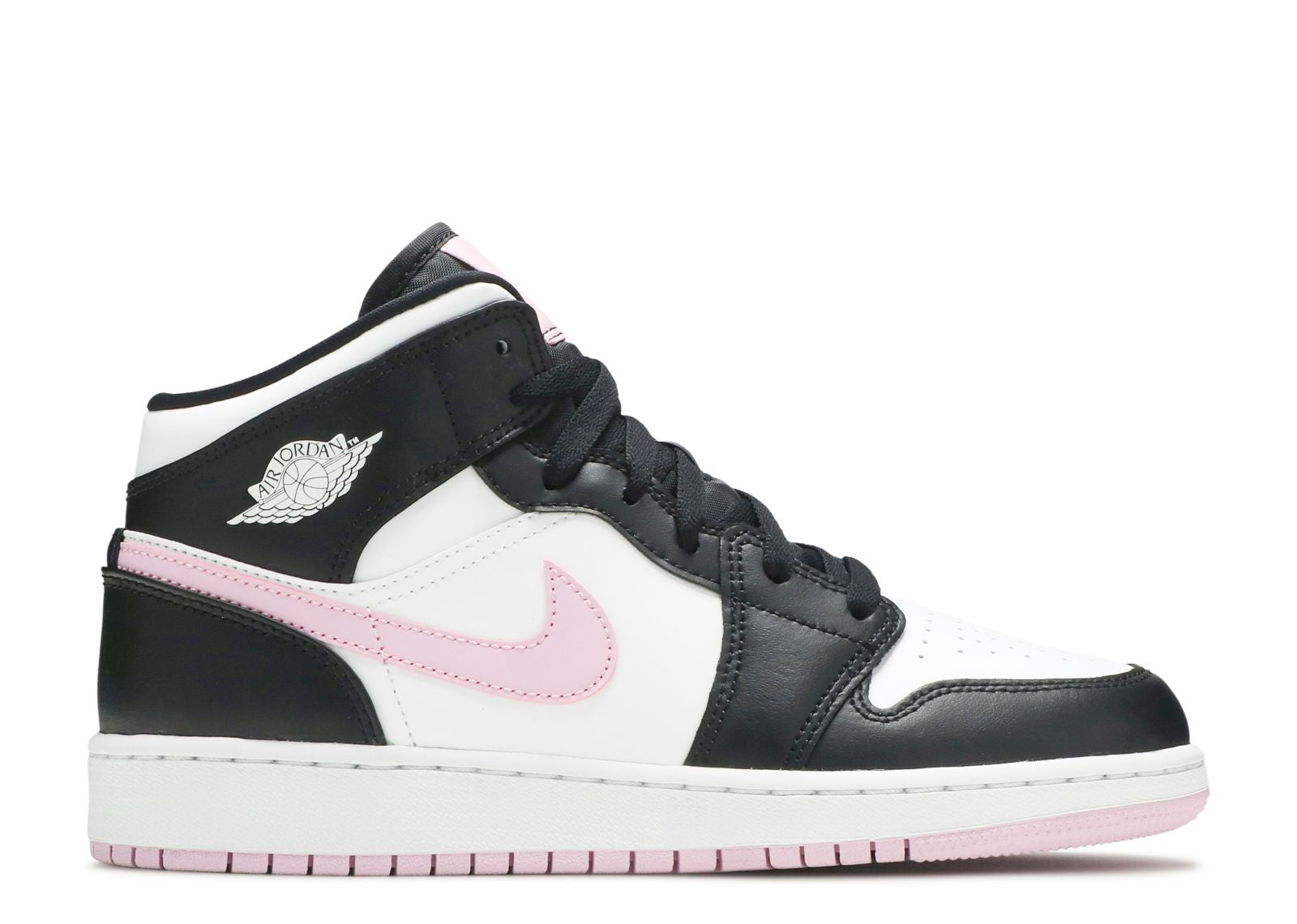 Air Jordan Mid White Black Light Arctic Pink – Flower Kickz