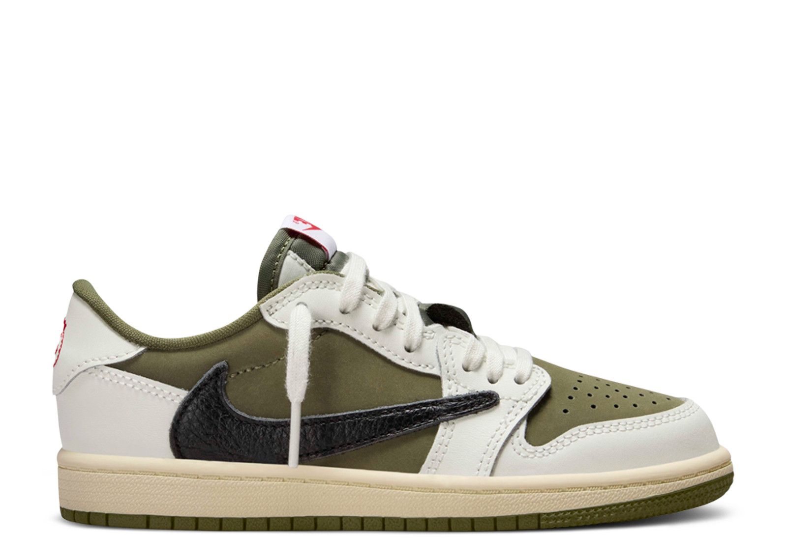 Air Jordan Retro Low OG SP Travis Scott Medium Olive Enfant et Bébé