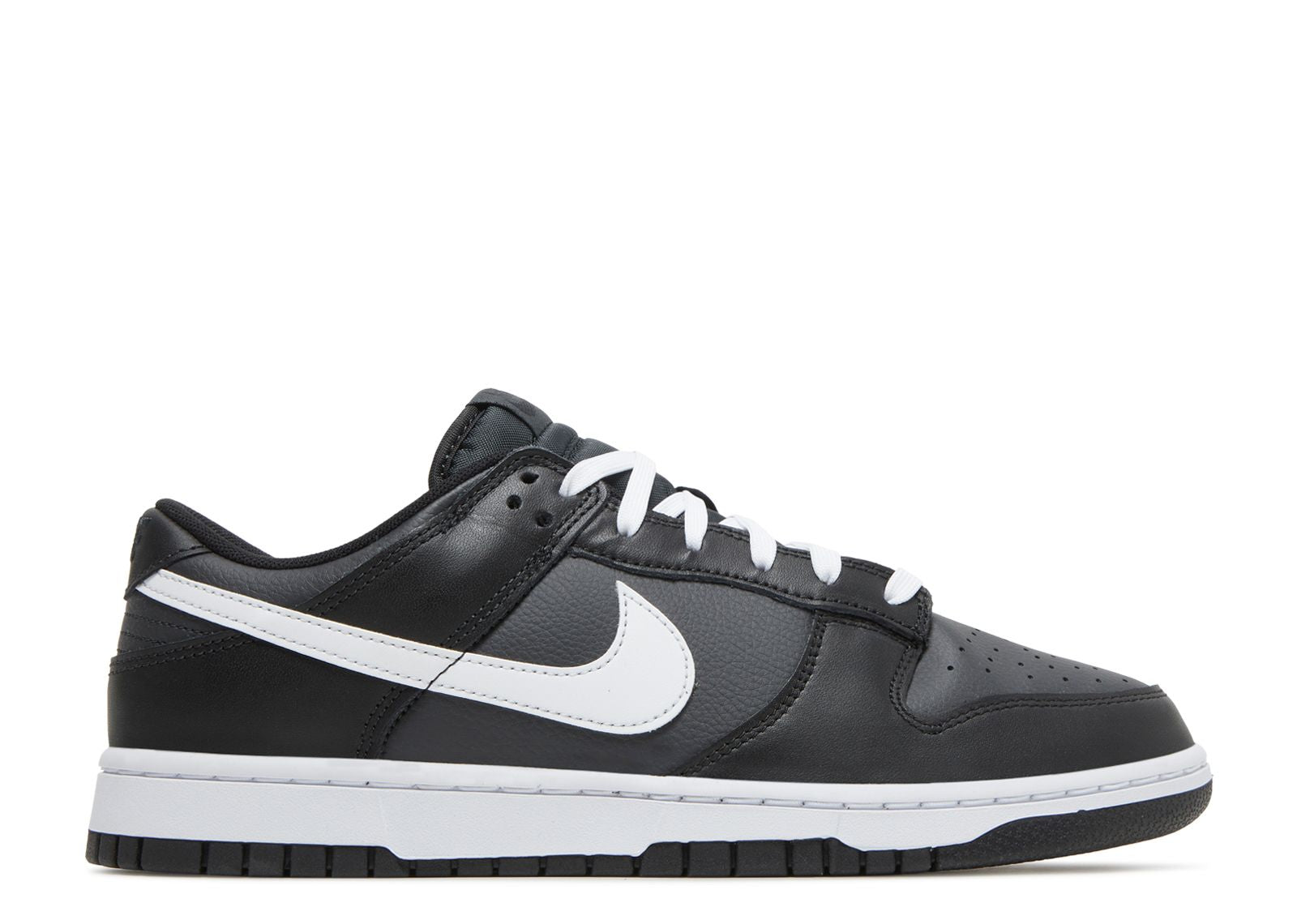 nike dunk low retro white and black