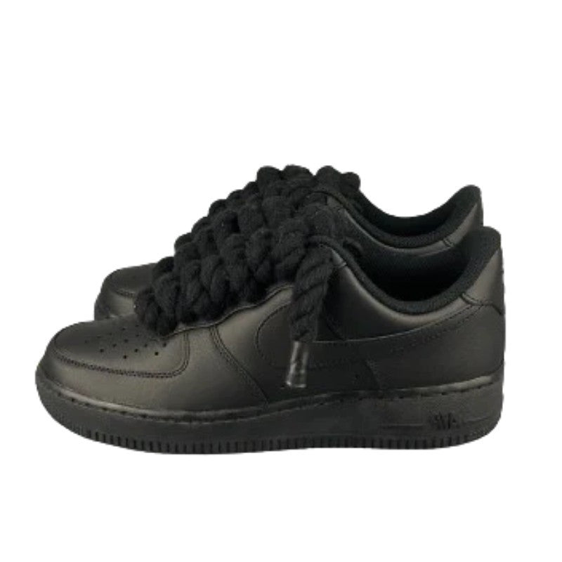 Air Force Custom Lacet Corde Noir