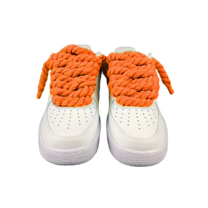 Air Force 1 Custom Lacet Corde Orange
