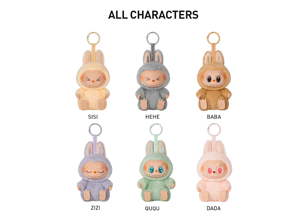 LABUBU - The Monsters Have a Seat Vinyl Plush Blind Box - 6 PACK