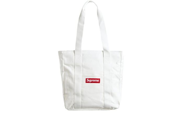 Supreme Tote Canvas White