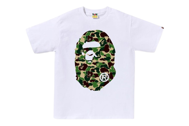 Bape Tee A Bathing Ape ABC Camo College White