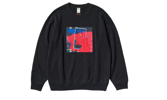 KAWS + Warhol Graphic Sweatshirt Black