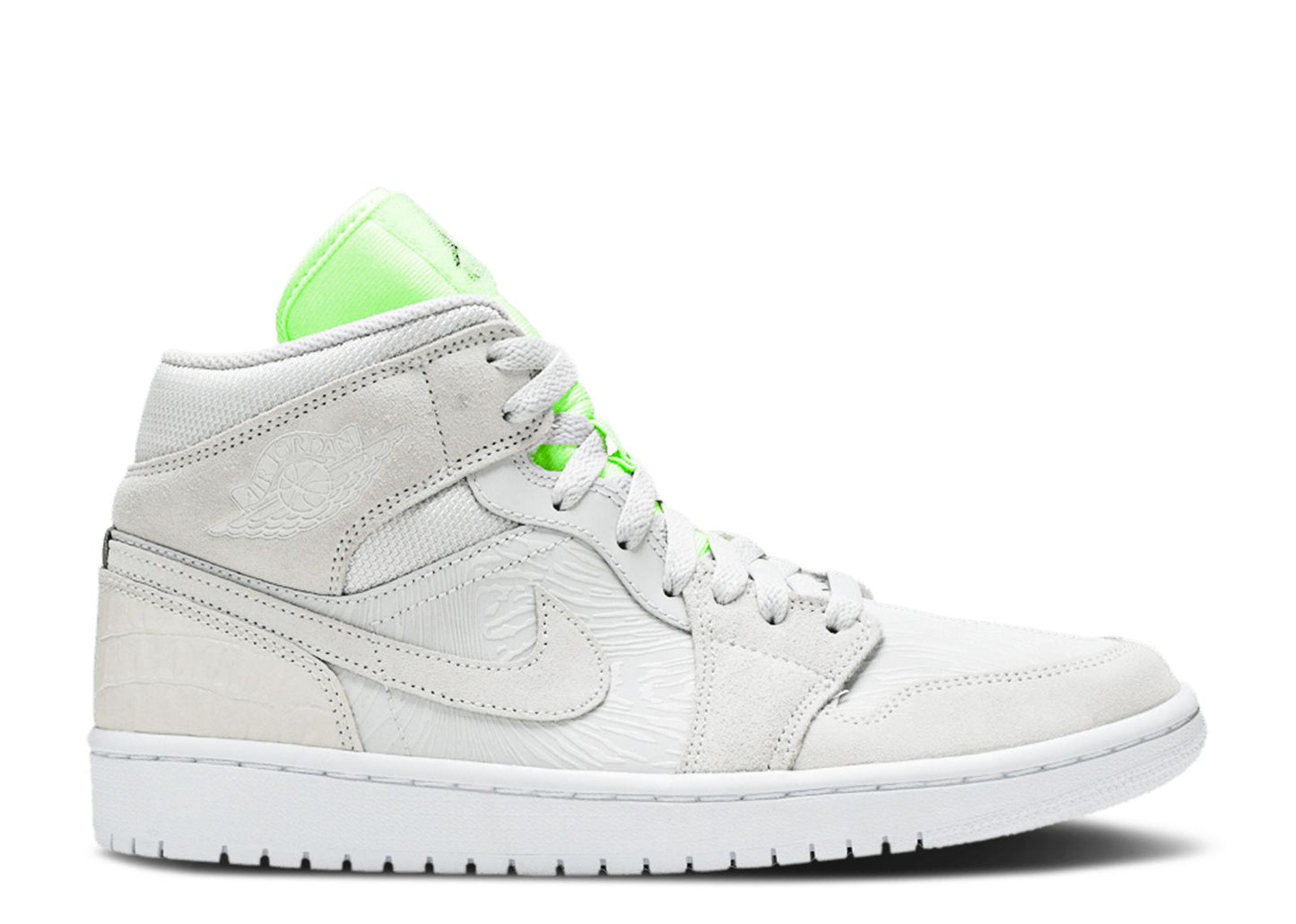 Air Jordan 1 Mid Vast Grey Ghost Green