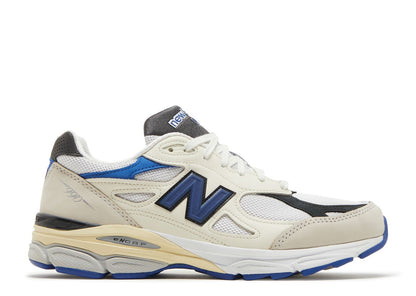 New Balance 990 V3 Made In USA Cream Blue