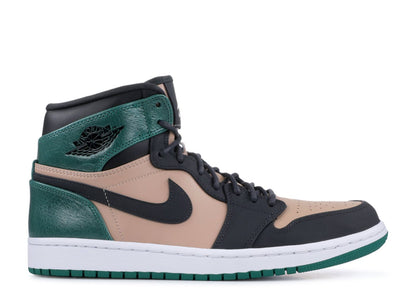 Air Jordan 1 Retro High Bio Beige Anthracite Mystic Green