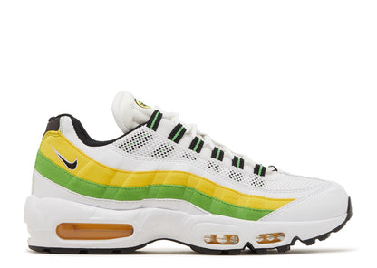 Air Max 95 Essential White Green Apple Tour Yellow