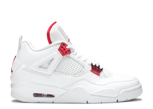 Air Jordan 4 Retro Metallic Red White University