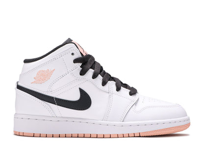 Air Jordan 1 Mid White Arctic Orange