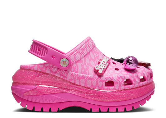Crocs Classic Mega Crush Clog Barbie The Movie Electric Pink
