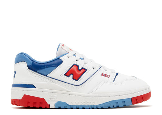 New Balance 550 White True Red