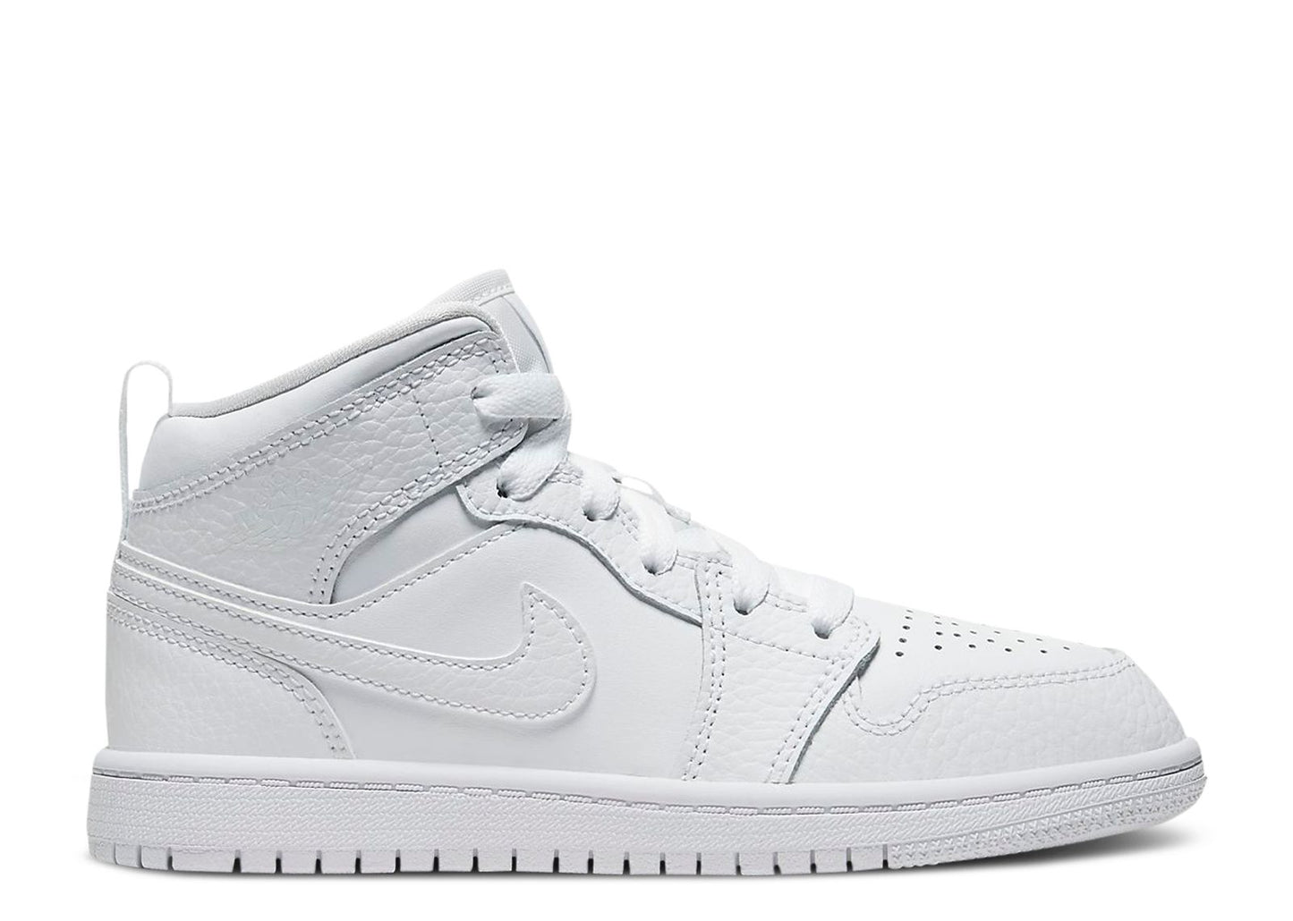 Air Jordan 1 Mid Triple White Enfant et Bébé