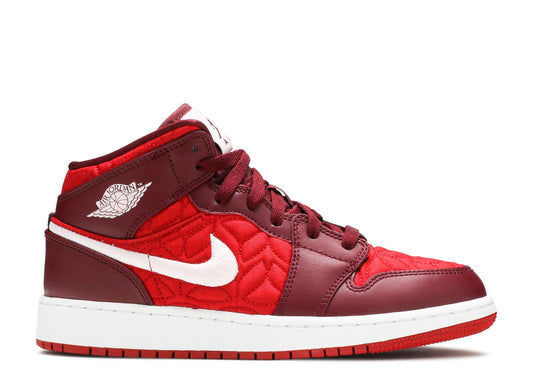 Air Jordan 1 Mid SE Red Quilt