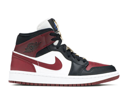 Air Jordan 1 Mid Gold Pendants Beetroot