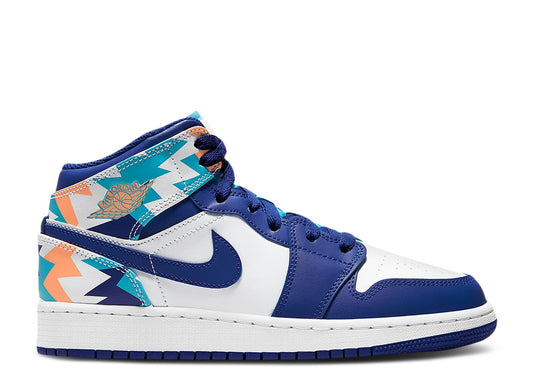 Air Jordan 1 Mid Geometric Print