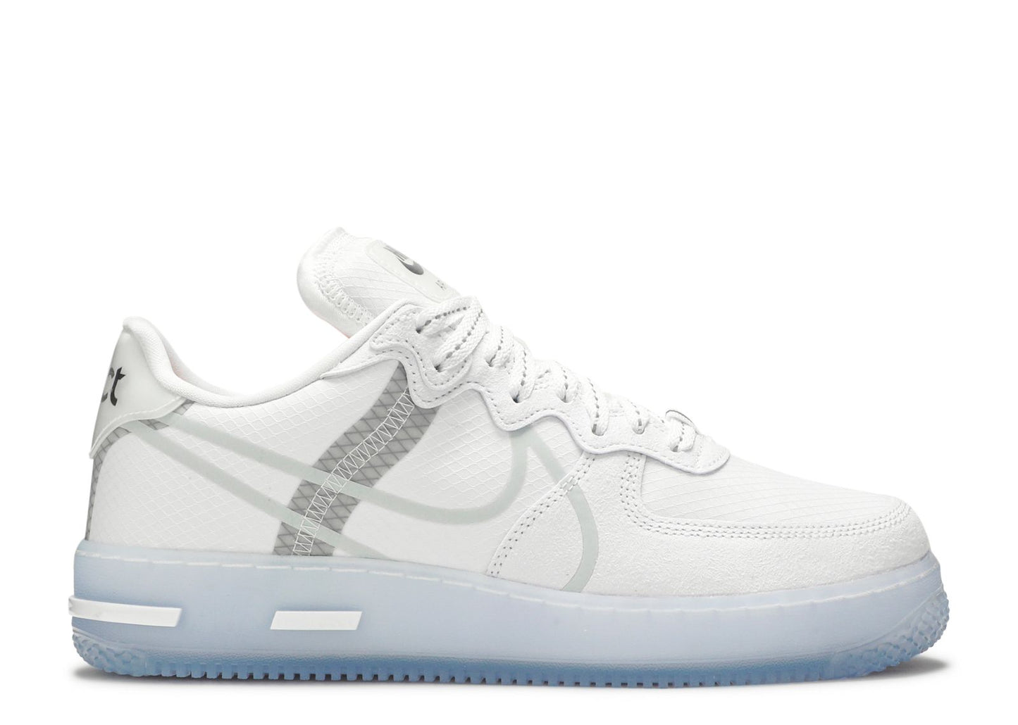 Air Force 1 React White Ice Light Bone