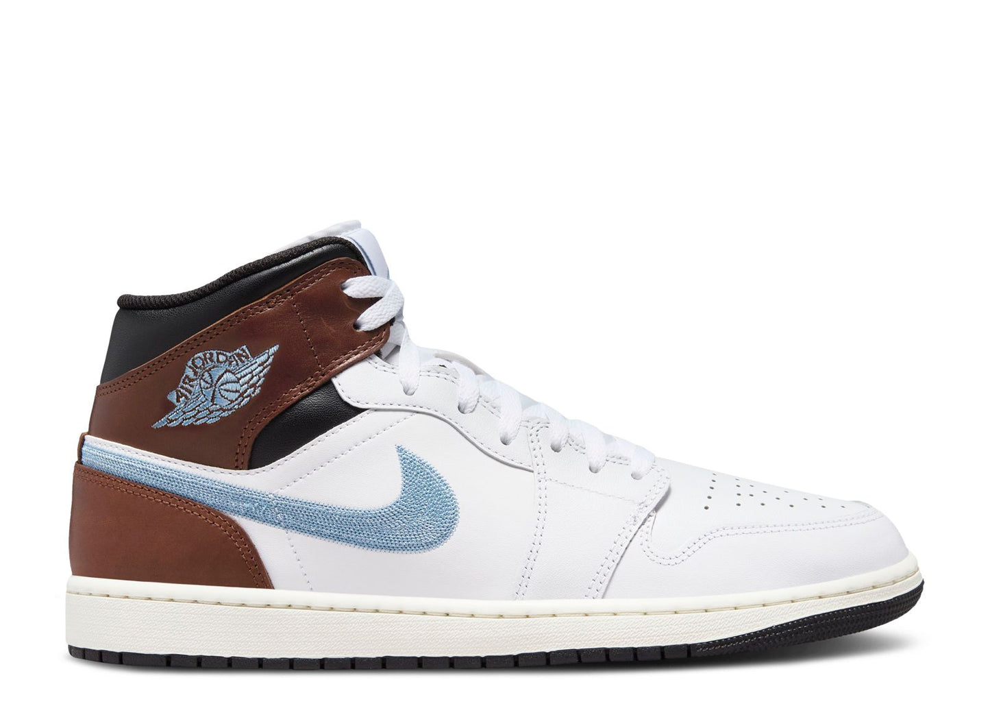 Air Jordan 1 Mid SE Brown Blue Grey