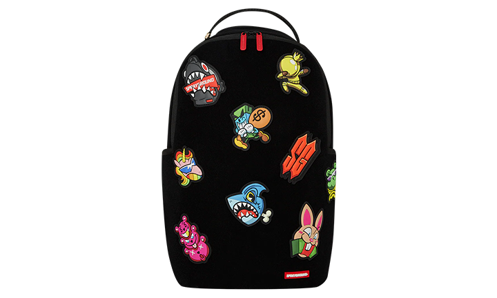 SPRAYGROUND ALL VELCRO SHARK GANG DLX-SPECIAL BACKPACK