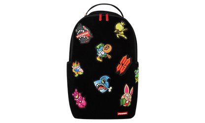 SPRAYGROUND ALL VELCRO SHARK GANG DLX-SPECIAL BACKPACK