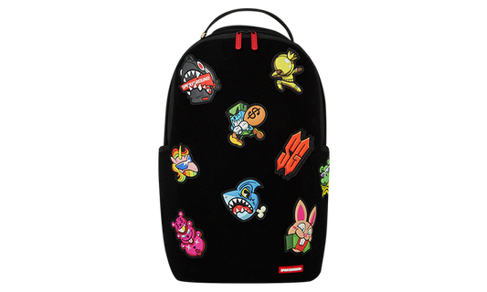 SPRAYGROUND ALL VELCRO SHARK GANG DLX-SPECIAL BACKPACK