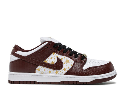 SB Dunk Low Supreme Stars Barkroot Brown