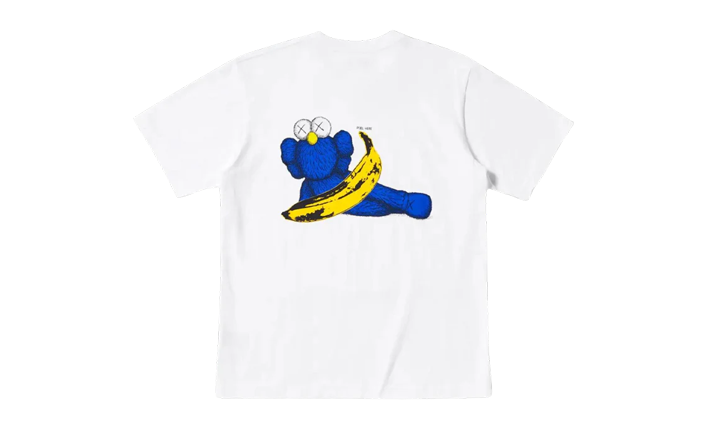 KAWS x Uniqlo Warhol UT Graphic White Blue T-Shirt