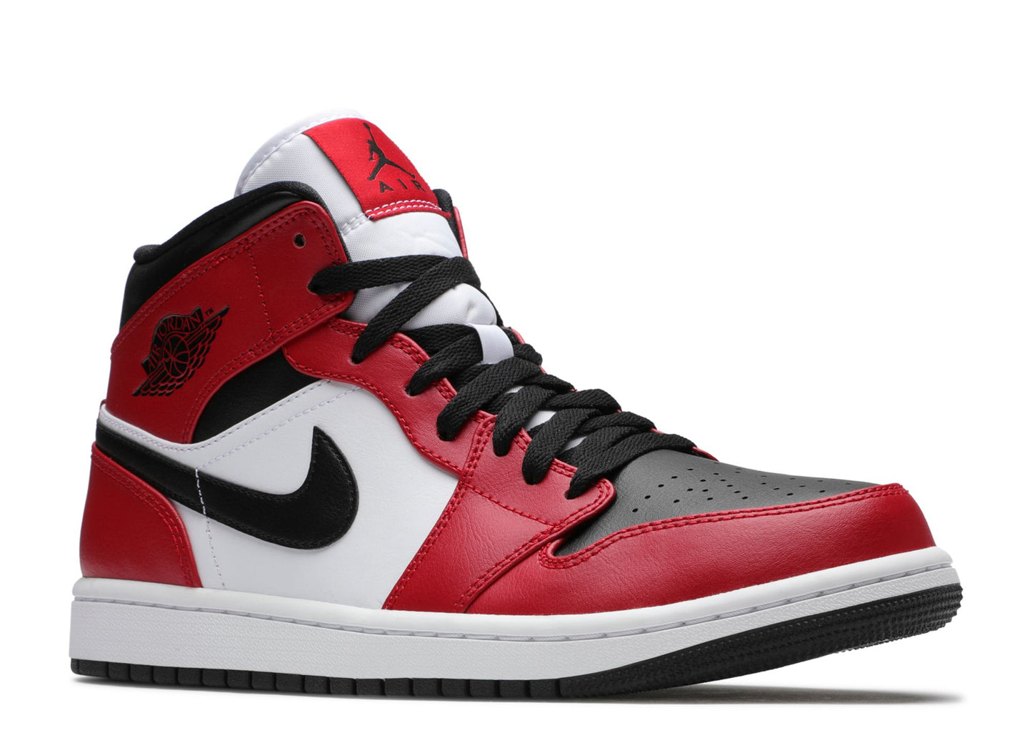 Air Jordan 1 Mid Chicago Black Toe