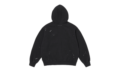 Supreme MM6 Maison Margiela Box Logo Zip Up Hooded Sweatshirt Black