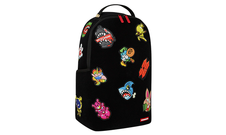 SPRAYGROUND ALL VELCRO SHARK GANG DLX-SPECIAL BACKPACK