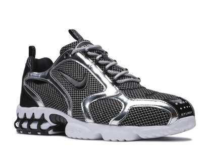 Air Zoom Spiridon Caged 2 Stussy Pure Platinium