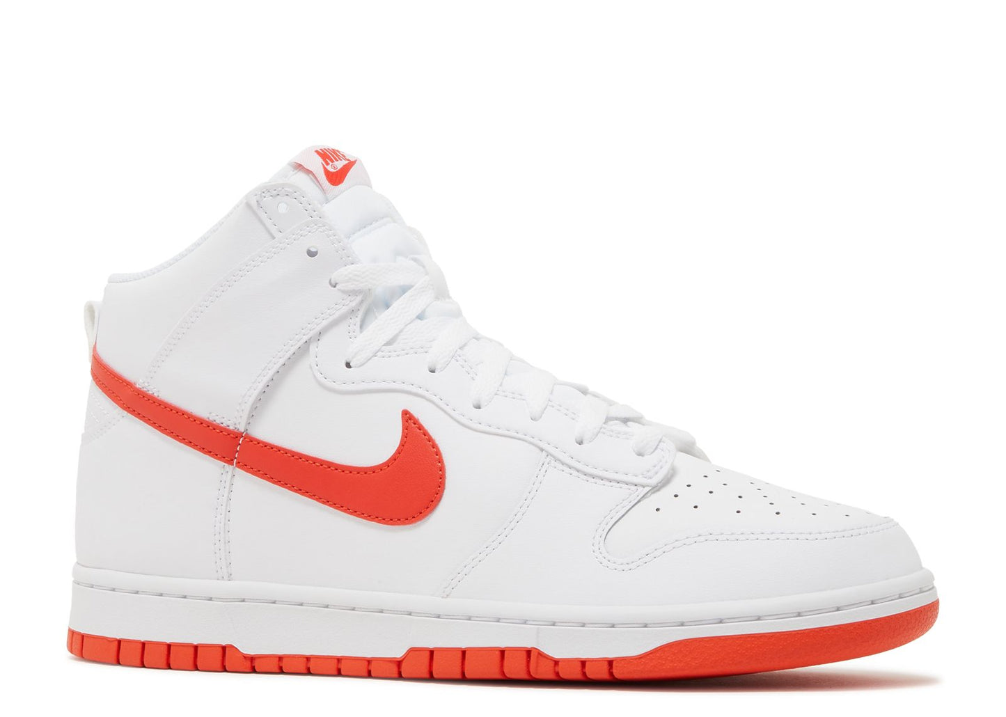 Nike Dunk High White Picante Red