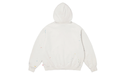 Supreme MM6 Maison Margiela Box Logo Zip Up Hooded Sweatshirt White
