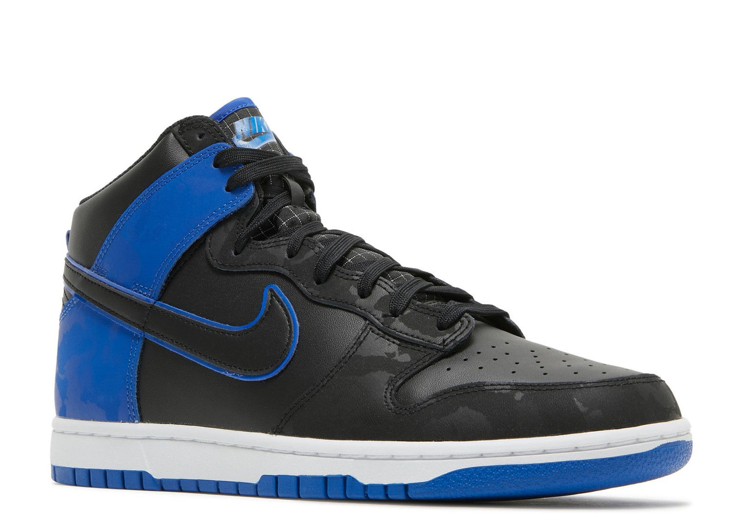 Nike Dunk High SE Camo Black Royal