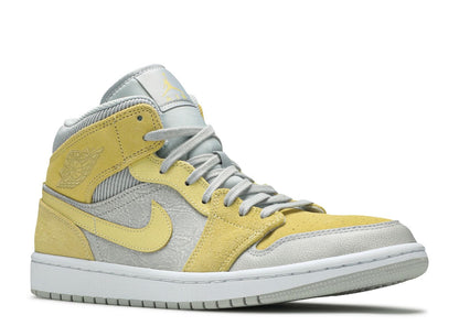 Air Jordan 1 Mid Mixed Textures Yellow