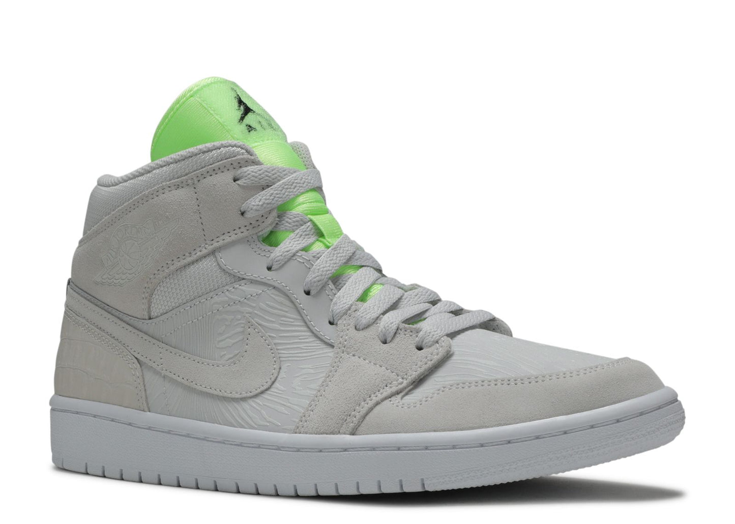 Air Jordan 1 Mid Vast Grey Ghost Green