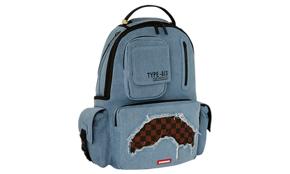 Sprayground Denim Shark Special OPS Backpack