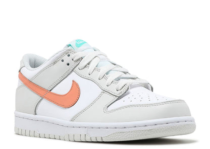 Nike Dunk Low White Bone Peach Aqua