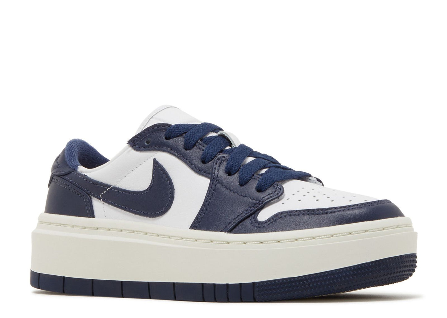 Air Jordan 1 Low Elevate White Midnight Navy Sail